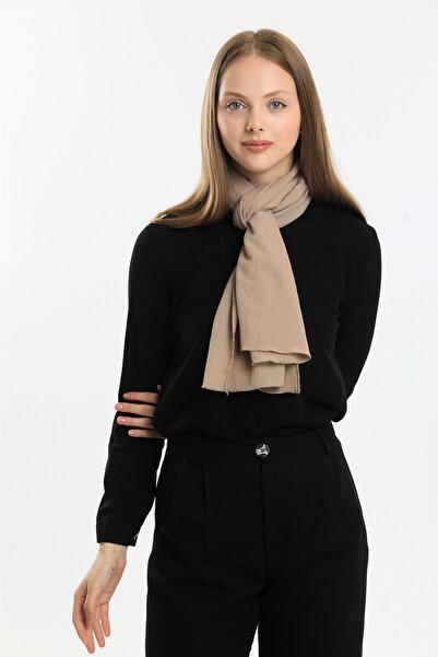 Fular Marketi Μαλακό κασκόλ Cazz (42x150 cm - Το μέγεθος είναι στενό, όχι σάλι! !! ) 1-μινκ