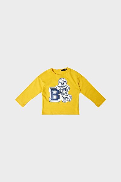 GB Baby Gelbes T-Shirt für Babys (Jungen) 22fw0bg1547