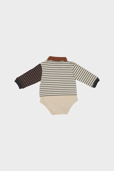 Layette بيبي بوي منقوشة ارتداءها 22fw0lt8502