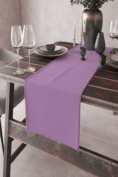 Babil Home Față de masă țesută premium liliac - simplu, 40*140 Rnr013