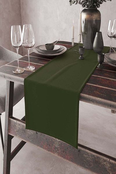 Babil Home Τραπεζομάντιλο Premium Woven Khaki - Plain Ranır, Plain 40*140 Rnr024