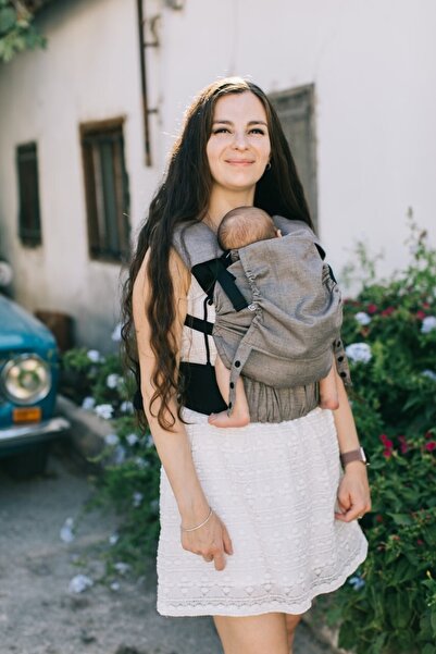 Neko Start Kanguru - Vizon (BEBEKLE BİRLİKTE BÜYÜYEN DOĞUMDAN İTİBAREN KULLANILAN ERGONOMİK KANGURU)