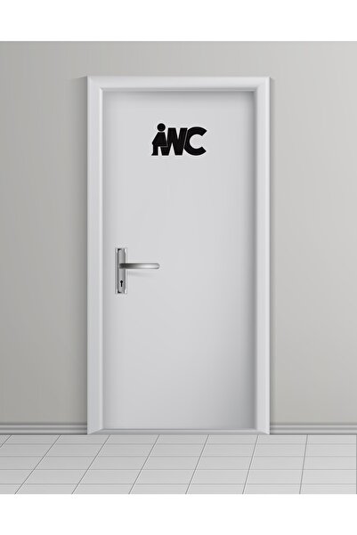 Morvizyon Ahşap Wc Yönlendirme Tabela Yazısı - M341