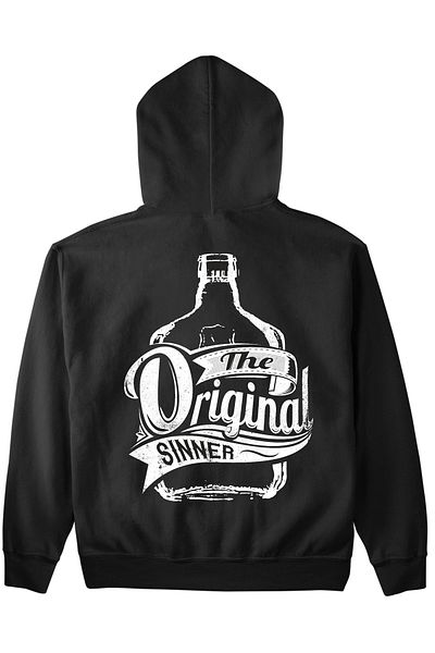 Edizen Γνήσιο φούτερ διπλής όψης με στάμπα Oversize Hooded Super Premium
