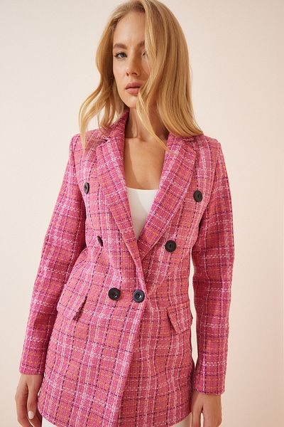 Happiness İstanbul Jacke - Rosa - Regular Fit