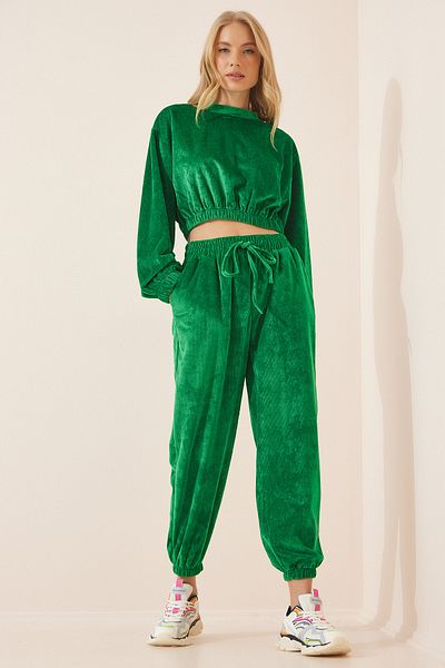 Happiness İstanbul Sweatsuit - Green - Regular fit