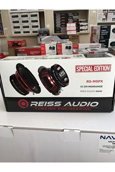 Reis S Audıo Rs-m5px 13 Cm Midrange Hoparlör 250 Watt Maximum Power Çift Fiya...