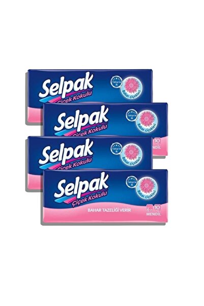 Selpak Wipes Perfumed 10 x 4 Pieces