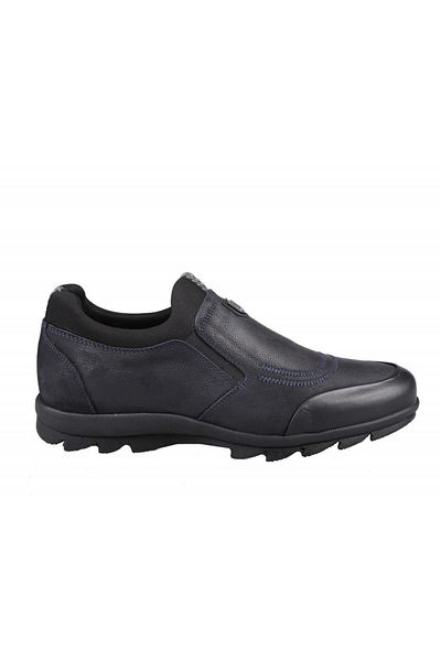 MARCOMEN 14121 Ανδρικά παπούτσια casual από γνήσιο δέρμα Navy Blue Nubuck