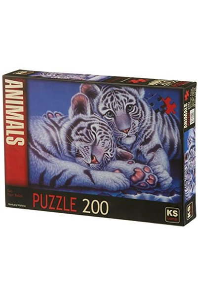 Ks Games Ks Two Tiger Babys 200 Piece Puzzle