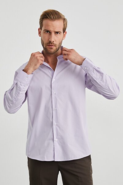 PAULMARK Slim Fit Basic πουκάμισο