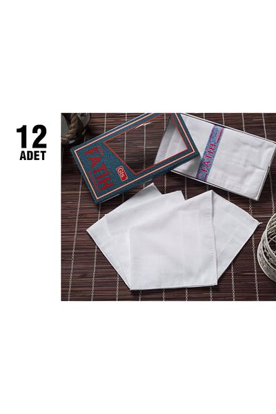 Gözde Batista pentru bărbați din bumbac alb - pachet de 12