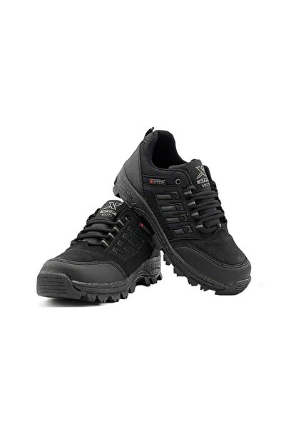 XStep Unisex Μαύρες X5 Αδιάβροχες Χειμερινές Κοντές Μπότες Trekking Μεγάλο Μέγεθος