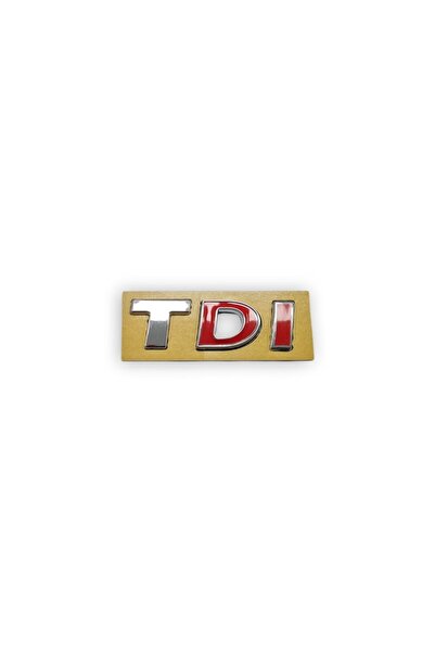 AFT Vw Volkswagen Caddy 2016-2020 غطاء صندوق السيارة الخلفي Tdı حروف "DI" أحم...