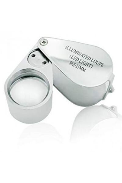 LEIDORY صندوق خاص معدني مضيء مقاس 30 × 21 لوب للمجوهرات والمجوهرات وصناع المن...