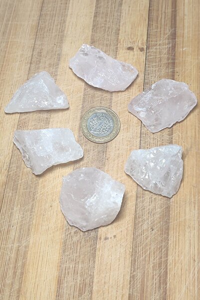 TAŞÇIZADE Pembe Kuvars Kırık Kayaç Dekoratif Kütle 1 Adet