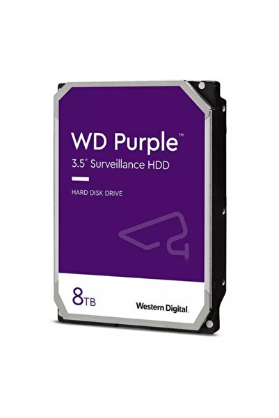 WD Purple 8Tb 5640Rpm 128 Mb Sata3 6Gbps Wd84Purz 24/7 Hdd