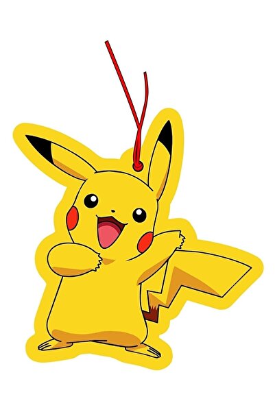 Genel Markalar Pokemon Pikachu Tasarımlı Dekoratif Araba Oto Kokusu Ve Aksesuarı