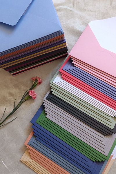 Dekorden Mixed Color Invitation Envelope