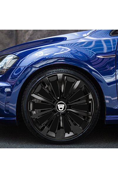 Genel Markalar Dacia Duster 16 Inç Uyumlu Jant Kapağı 4'lü Takım Siyah 1616