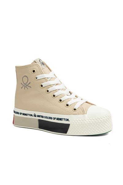 Benetton ® |   Bn-30826- 3114 Bej - Pantofi sport pentru dama