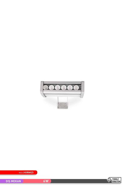 ACK 6w Led Wallwasher Red Light
