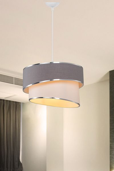Gloria Amira Anthracite Pendant - Living Room and Living Room Children's Room Bedroom Dining Room Kitchen Chandelier