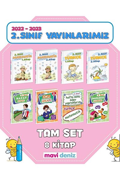 Mavi Deniz Yayınları 2. Sınıf Set-ingilizce Dahil