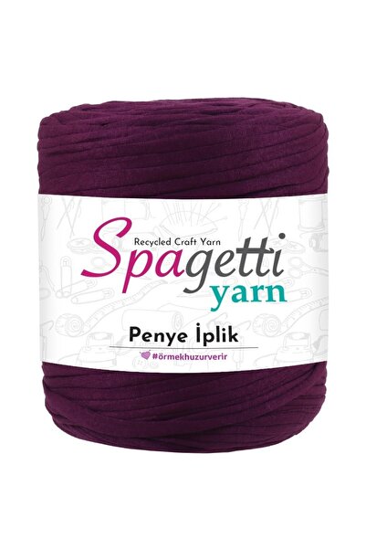 Spagettiyarn Açık Mor Penye Ip