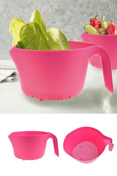 Hayveys Wow Multi-Purpose Strainer with Handle and Strainer Hole (M-51)