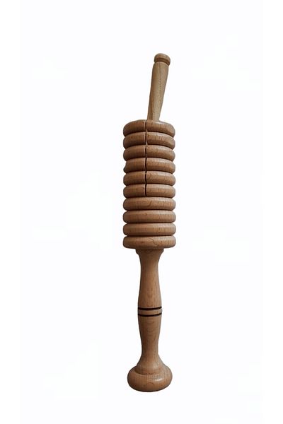 Vipfırsat Natural Wooden Rhythm Tool Truck Truck Maracas