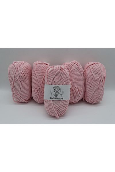 Hobimos Os-hel Velvet String 100 γραμμάρια 120 μέτρα 100% Micro Polyester String 5 τεμάχια