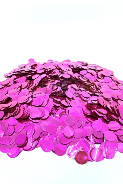 Huzur Party Store Fuchsia Balloon Scale - Dark Pink with 10 Grams of Confet, Transparent Design