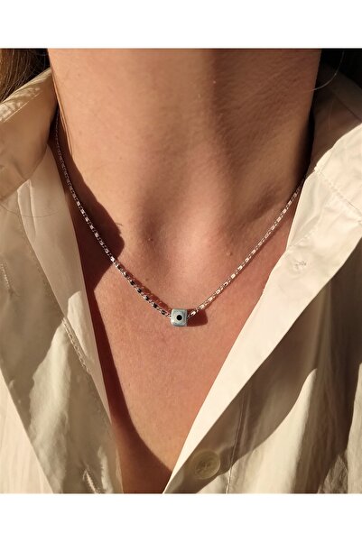 TÜKKAN ACCESSORİES Bodrum Taşı Nazar Detaylı Kolye