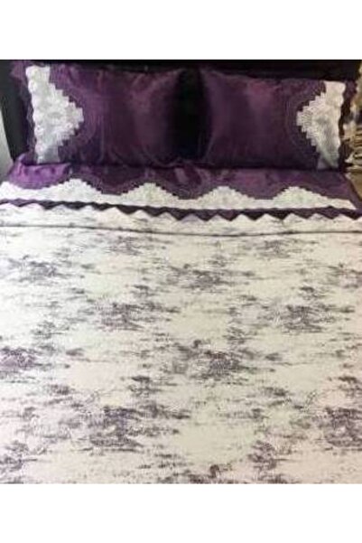 BULUT Handcrafted Lace Pique Set - Plum