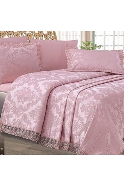 Çeyizland Pudra Home Collection Çift Kişilik Aden Pike Takımı