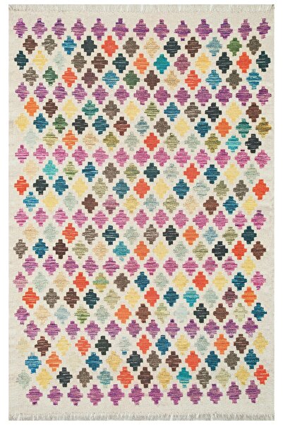 RUGSMODERN Covor din bumbac cu modele multicolore 504