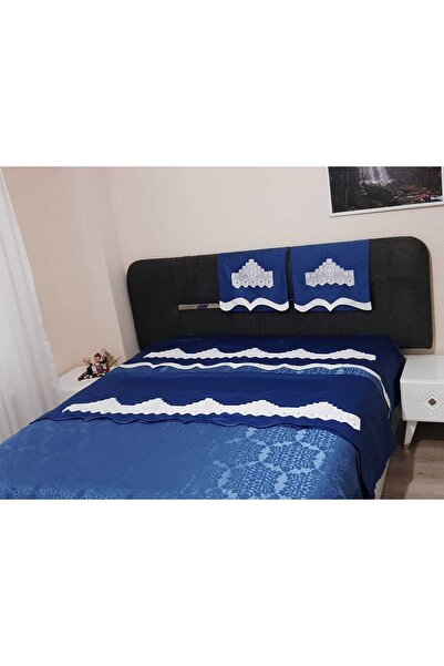 bursa çeyiz Handcrafted Lace Pique Set Lacy Heavy Pique and Ribbed Crafting o...