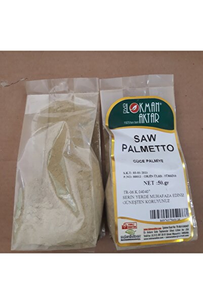 Lokman Aktar Saw Palmetto 50 Gr.(PAKET-BİTKİ) Cüce Palmiye
