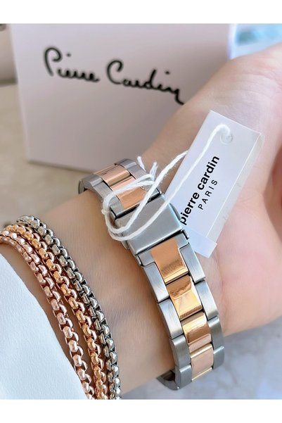 Pierre Cardin Pr.08.kd.2006 Steel Cord Women's Wristwatch 30 Mt Waterproof