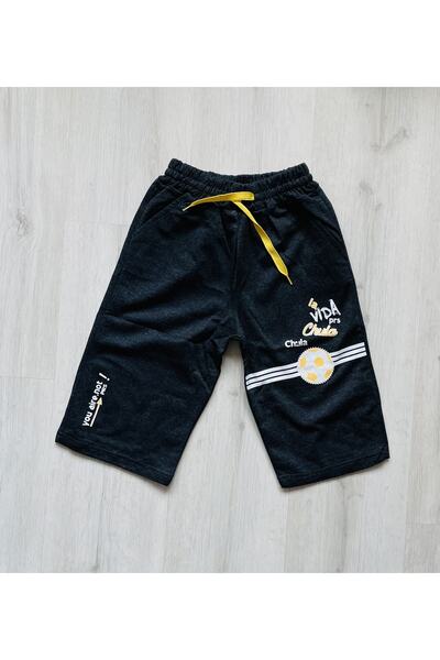 DG AURA Kapri Şort Flok Baskılı