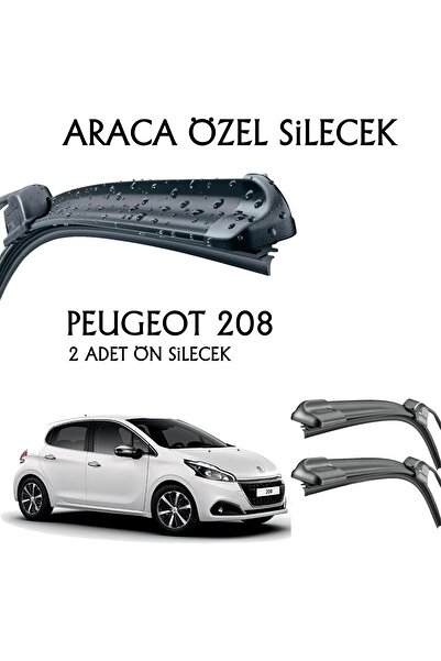 Sentinel Peugeot 208 2012 Sonrası Araca Özel Ön Silecek Takımı 65-40 Cm