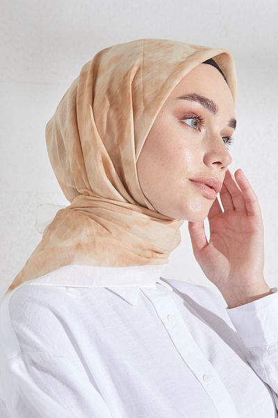 scarffhouse Κασκόλ από καθαρό βαμβακερό μετάξι