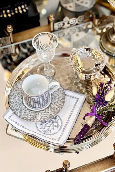 ARTER Home Mosaic Gray Cocktail Napkin 2 pcs
