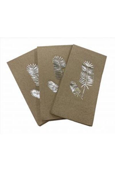 kidspartim منديل نخيل كرافت مطلي بالفضة