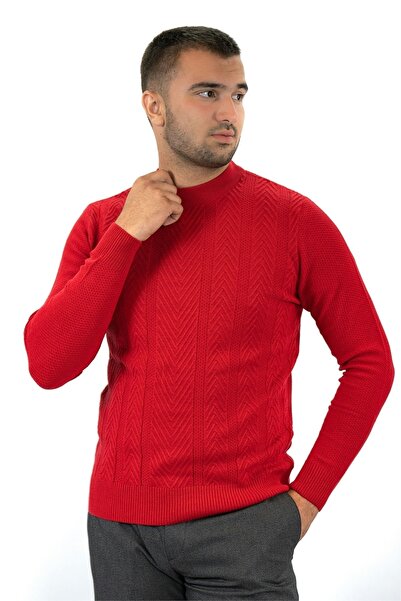 Sarar Interview Yarım Balıkçı Desenli Triko