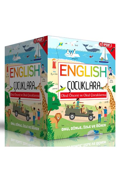 Enine Boyuna Eğitim Set educațional engleză pentru copii (educație digitală)