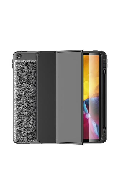 TEKNETSTORE Ipad 9. Nesil 10.2 Inç 2021 Uyumlu Premium Deri Görünümlü Kalemli...