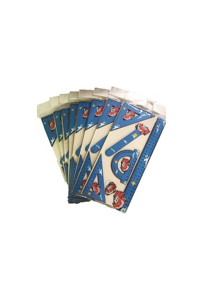 Mavera 5 Pieces Wooden Cars Ruler Set