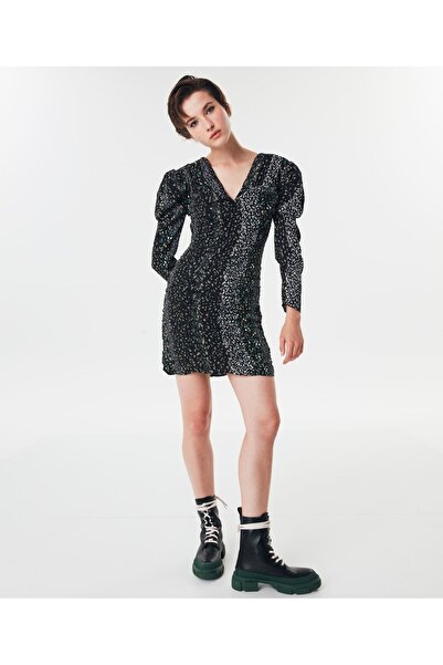 Twist Büzgülü Mini Elbise